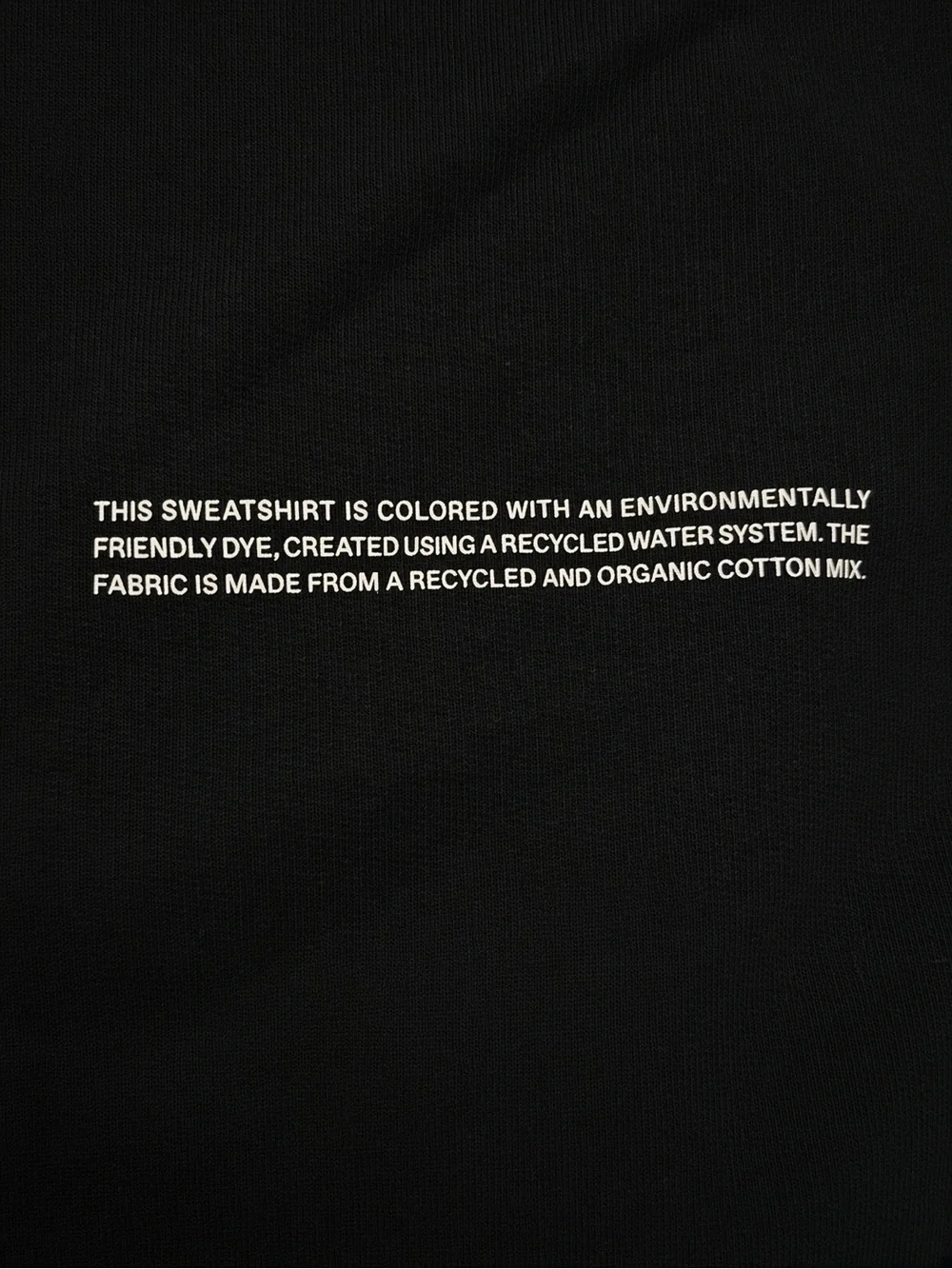 Pangaia Black Turtleneck Sweatshirt – Size XS